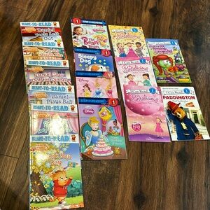 Ready to read, step into reading, I can read level 1